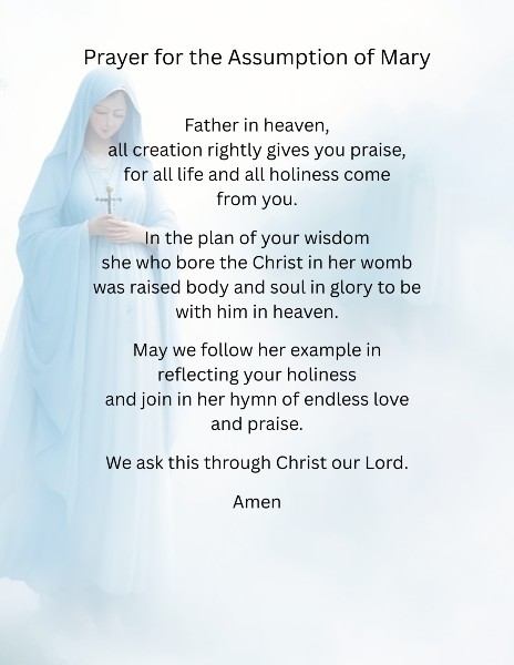 Prayer for the Assumption of Mary pdf