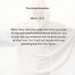 Journey with the Messiah - Mark 13.11 pdf