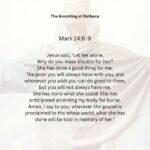Journey with the Messiah - Mark 14.6-9 pdf
