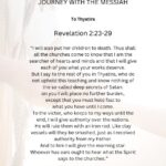 Journey with the Messiah - Revelation 2.23-29 pdf