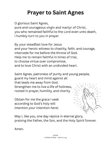 Prayer to St. Agnes pdf