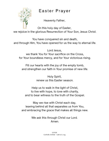 Easter Prayer PDF