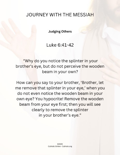 Journey with the Messiah - Luke 6.41-42 pdf