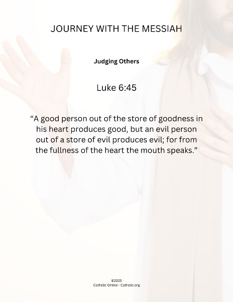 Journey with the Messiah - Luke 6.45 pdf