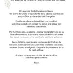 Oración a Santa Catalina de Siena - Prayer to St. Catherine of Siena in Spanish pdf