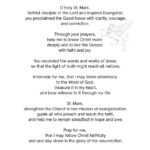 Prayer to St. Mark the Evangelist pdf