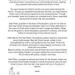 A Prayer to Saint Peter pdf