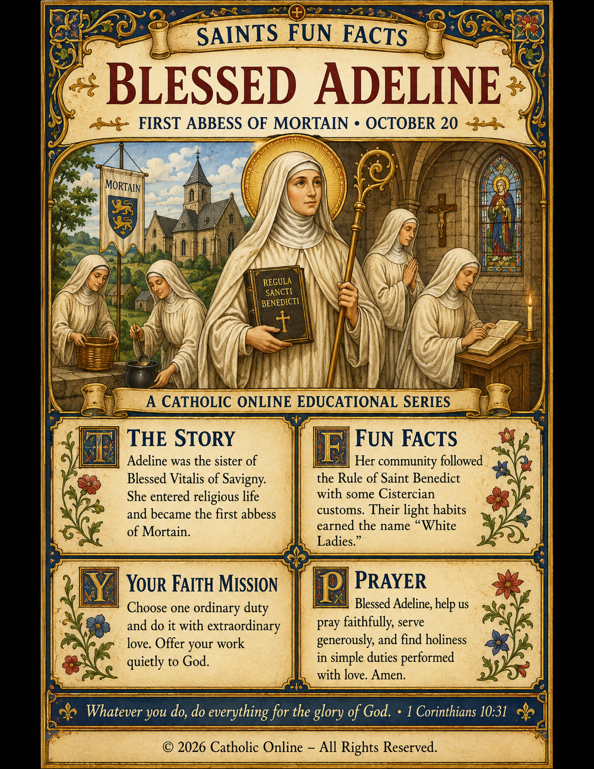 Bl. Adeline Fun Fact Image