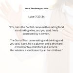 Journey with the Messiah – Luke 7:33-34