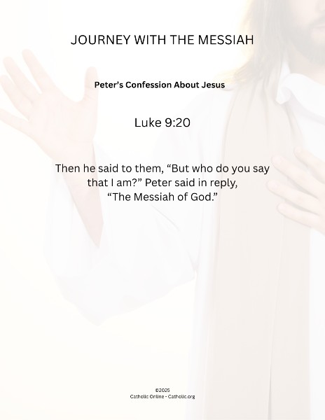 Journey with the Messiah - Luke 9.20 pdf