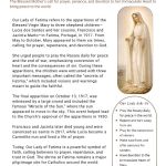 Our Lady of Fatima Bio pdf