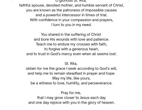 Prayer to St. Rita pdf