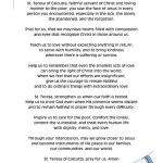 Prayer to St. Teresa of Calcutta pdf