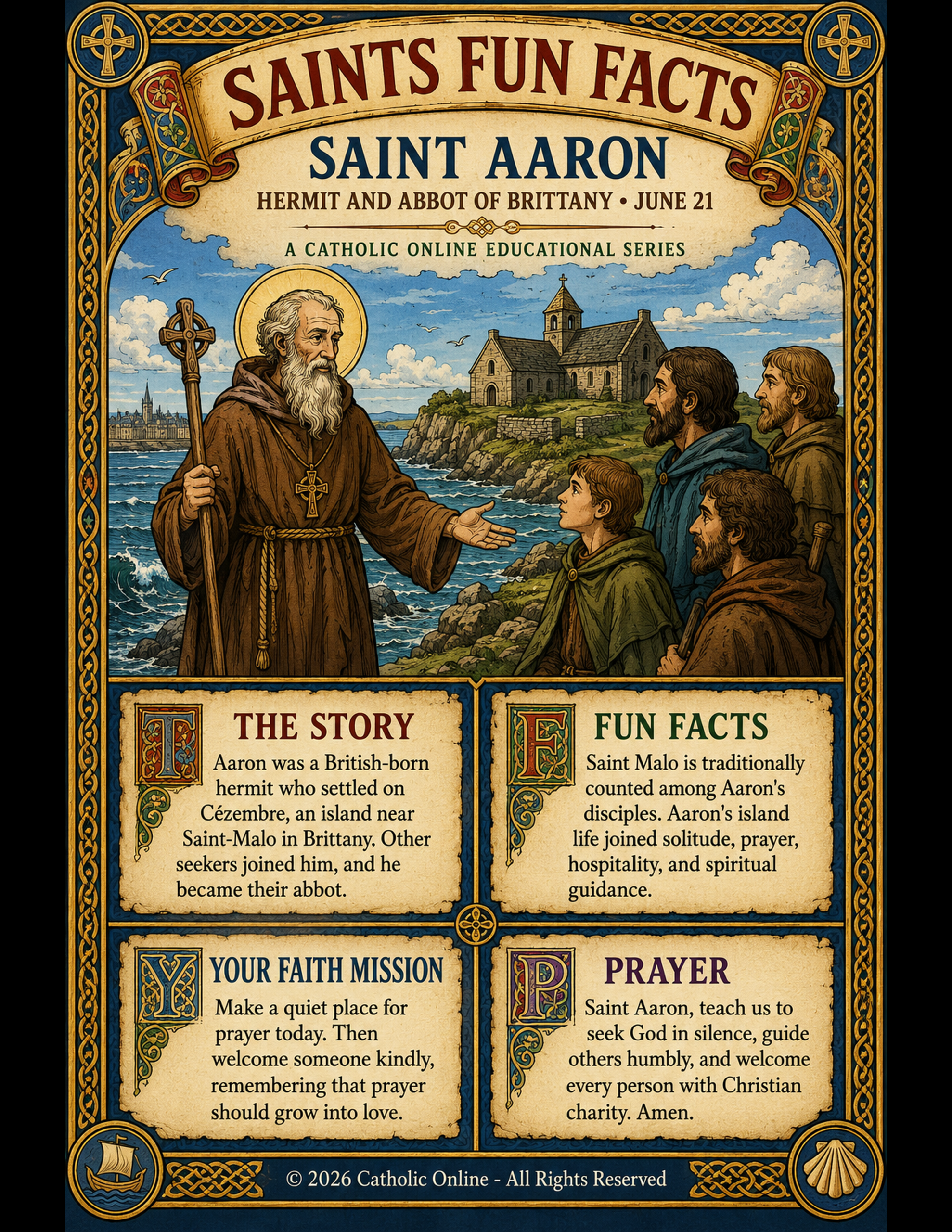 Saints Fun Facts for St. Aaron