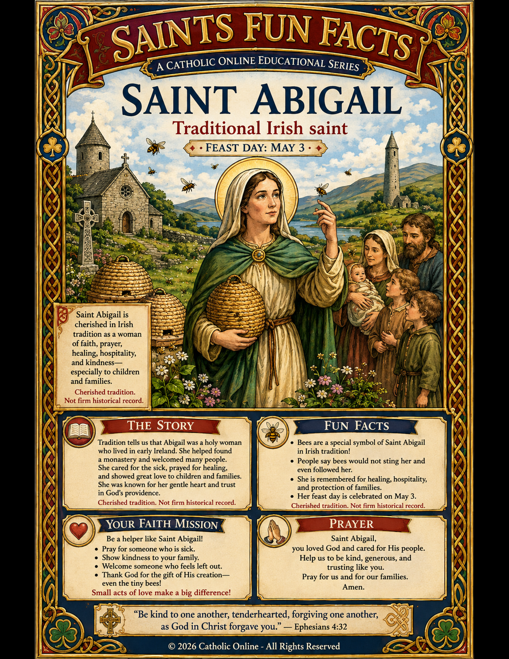 Saints Fun Facts for St. Abigail