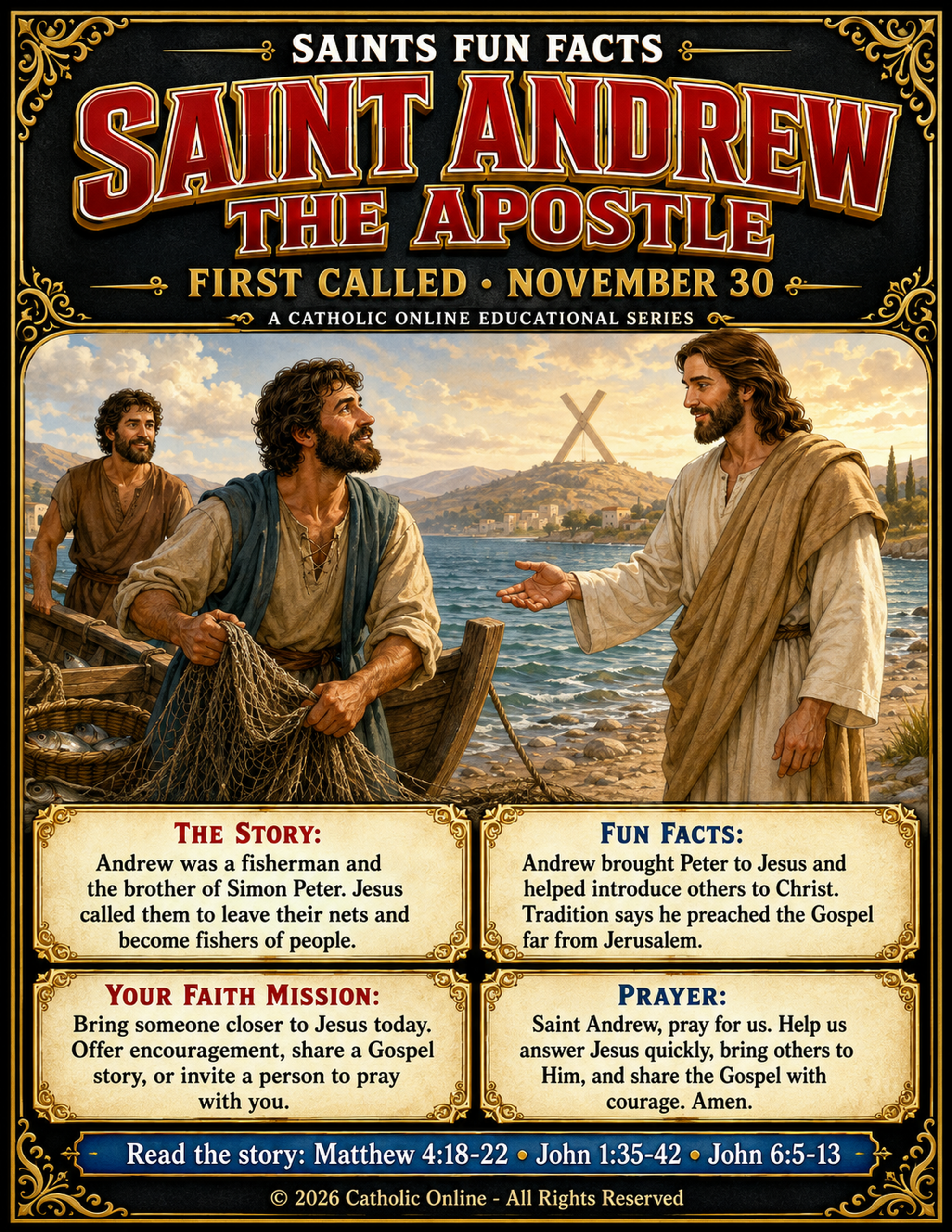 St. Andrew the Apostle Fun Fact Image