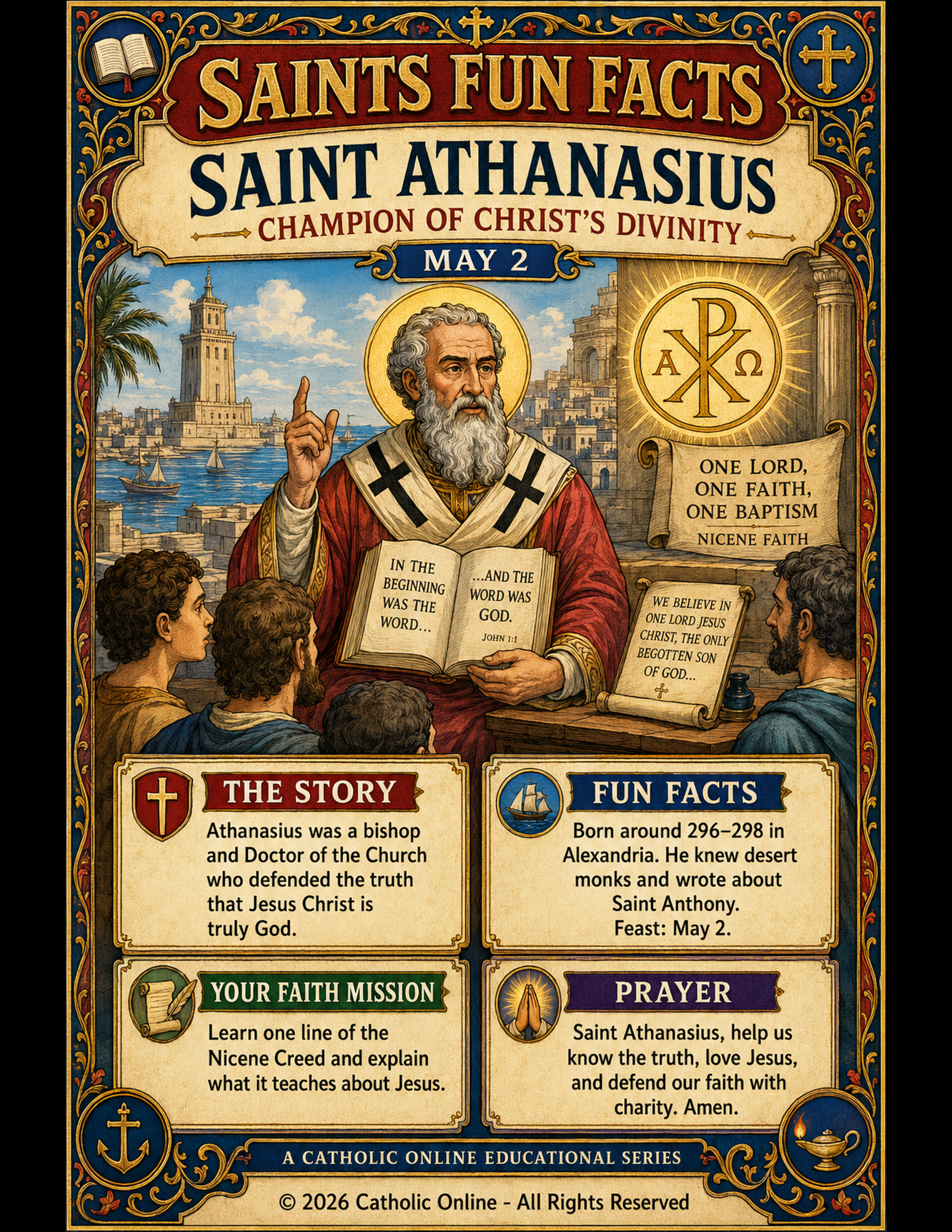 St. Athanasius Fun Fact Image