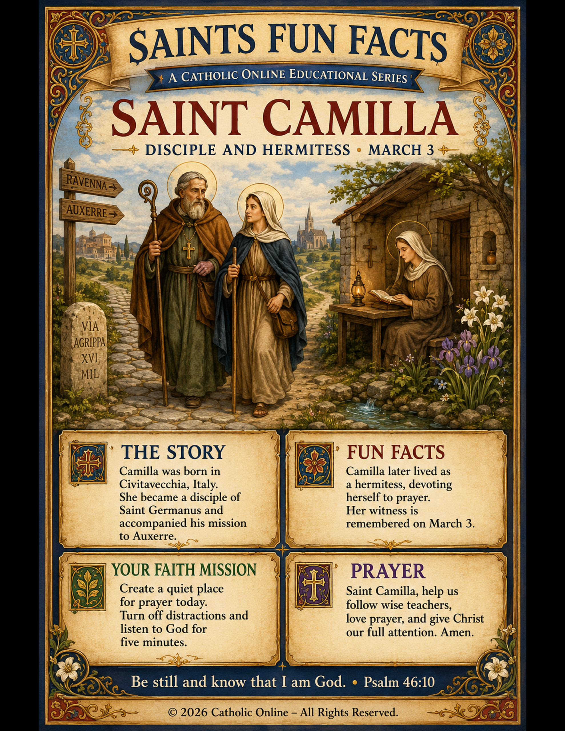 St. Camilla Fun Fact Image