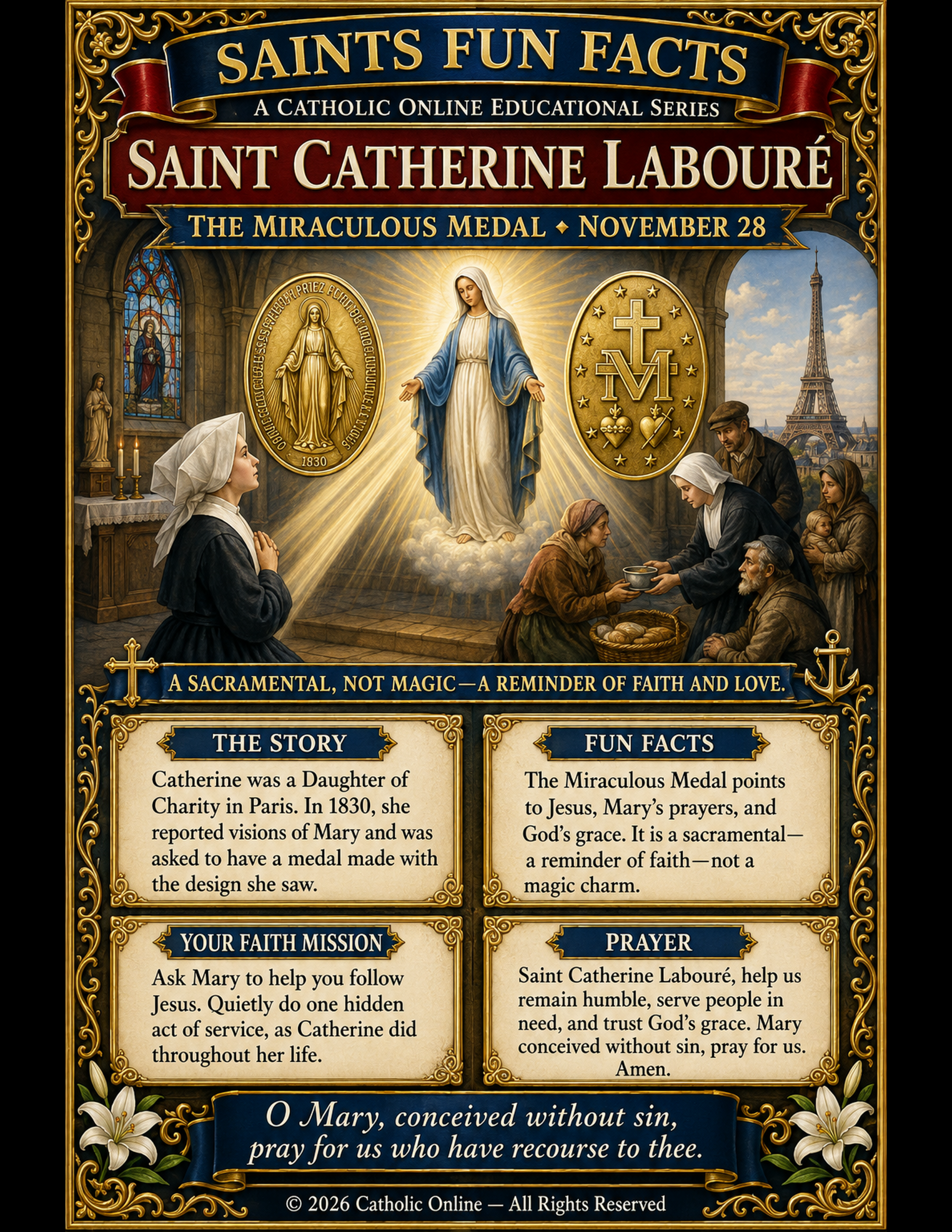 St. Catherine Laboure Fun Fact Image