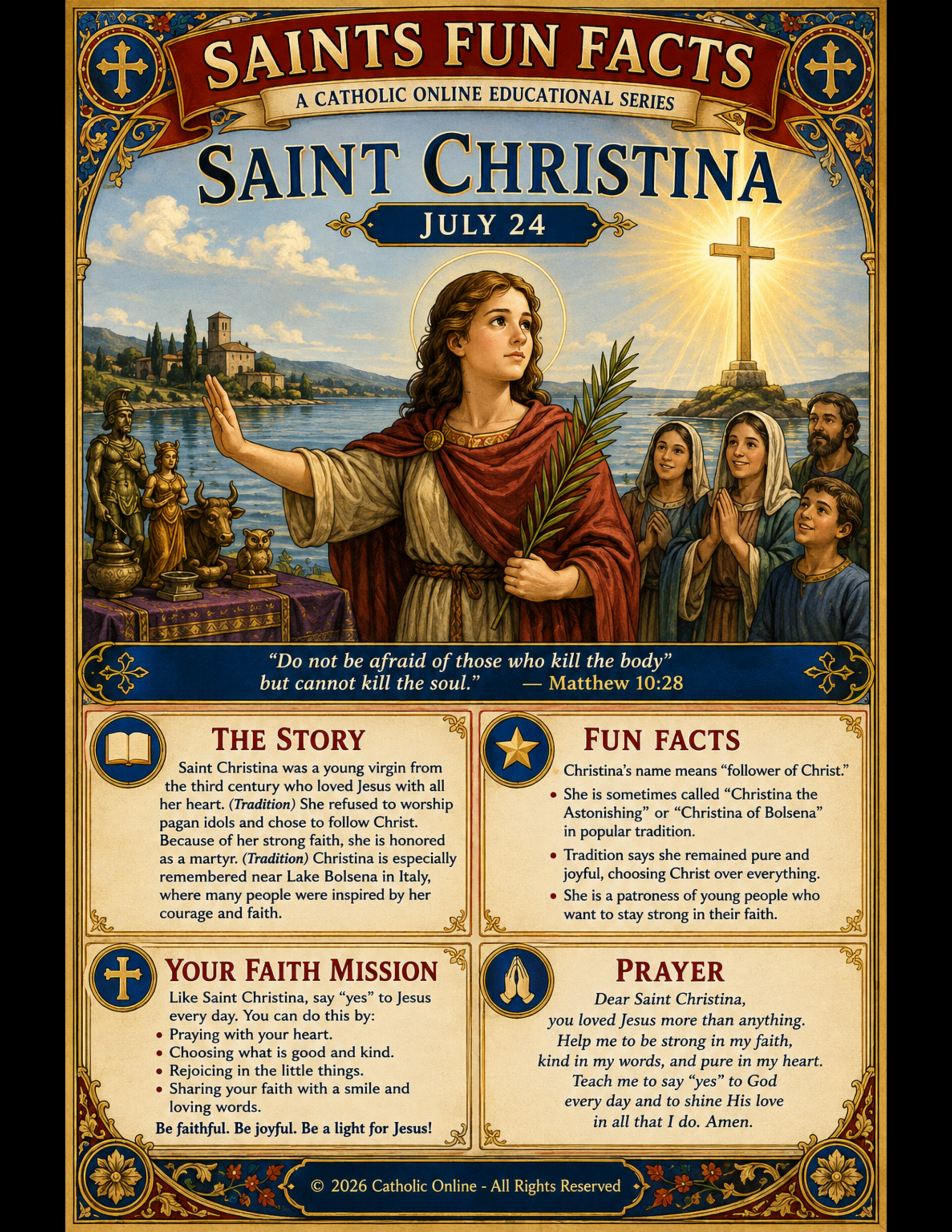 St. Christina Fun Fact Image