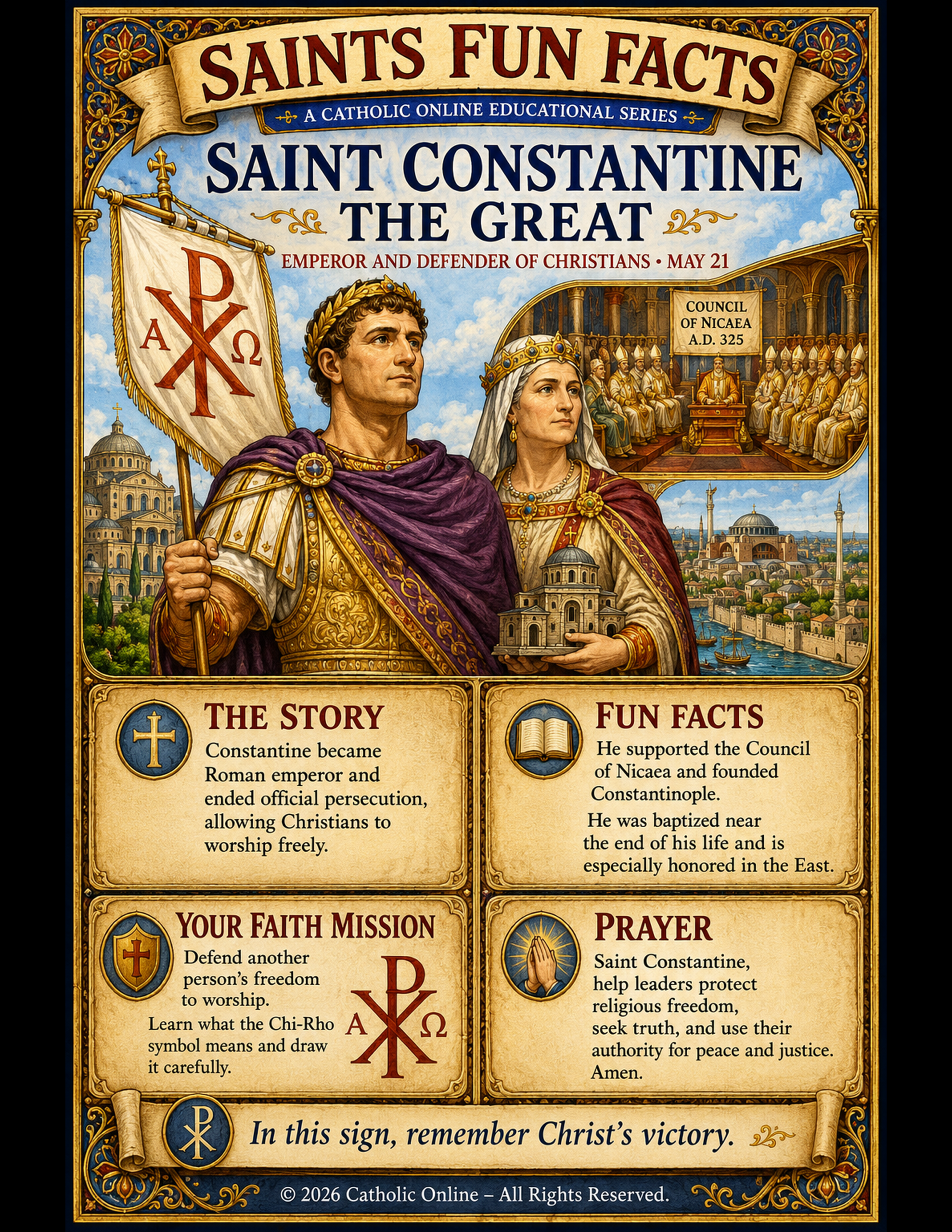 St. Constantine the Great Fun Fact Image