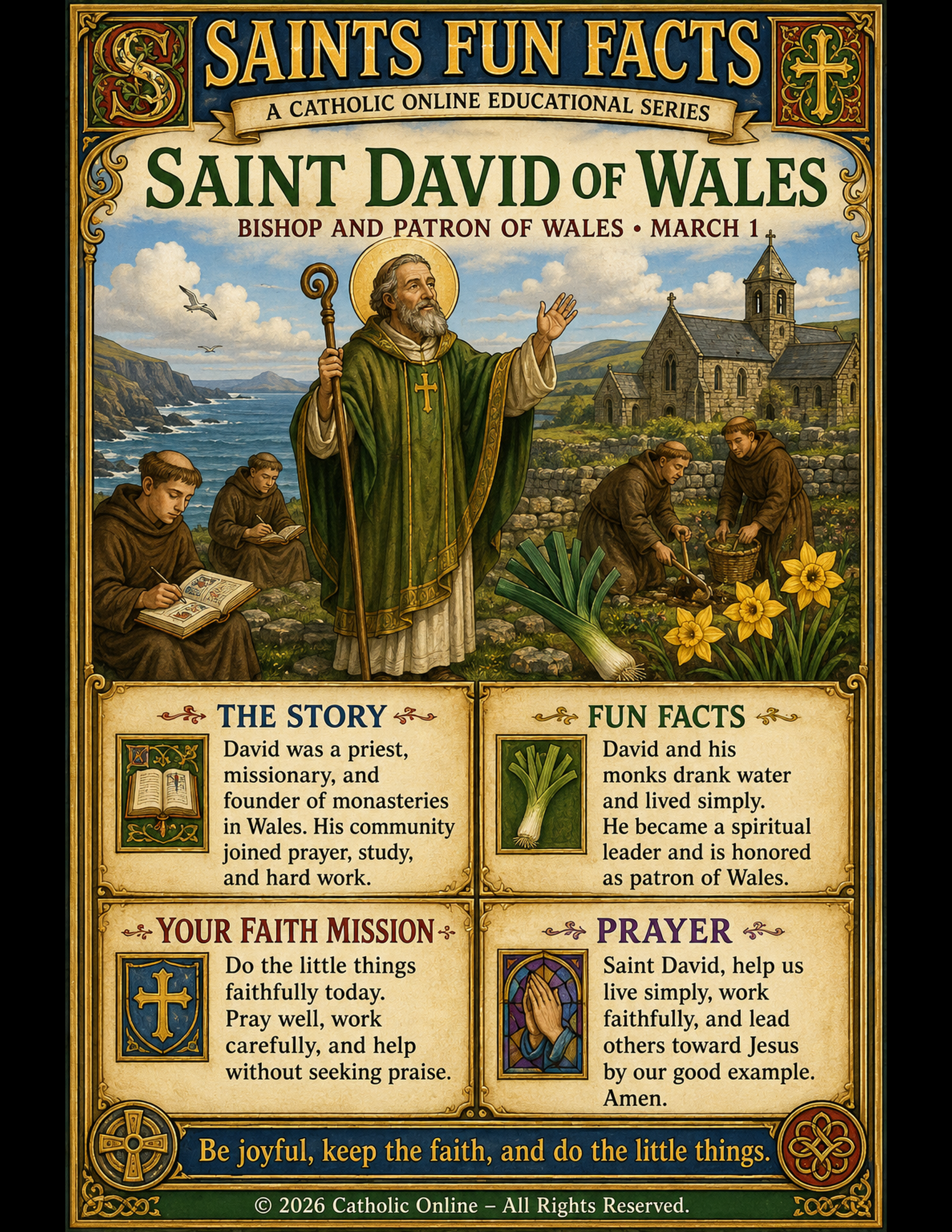 St. David Fun Fact Image