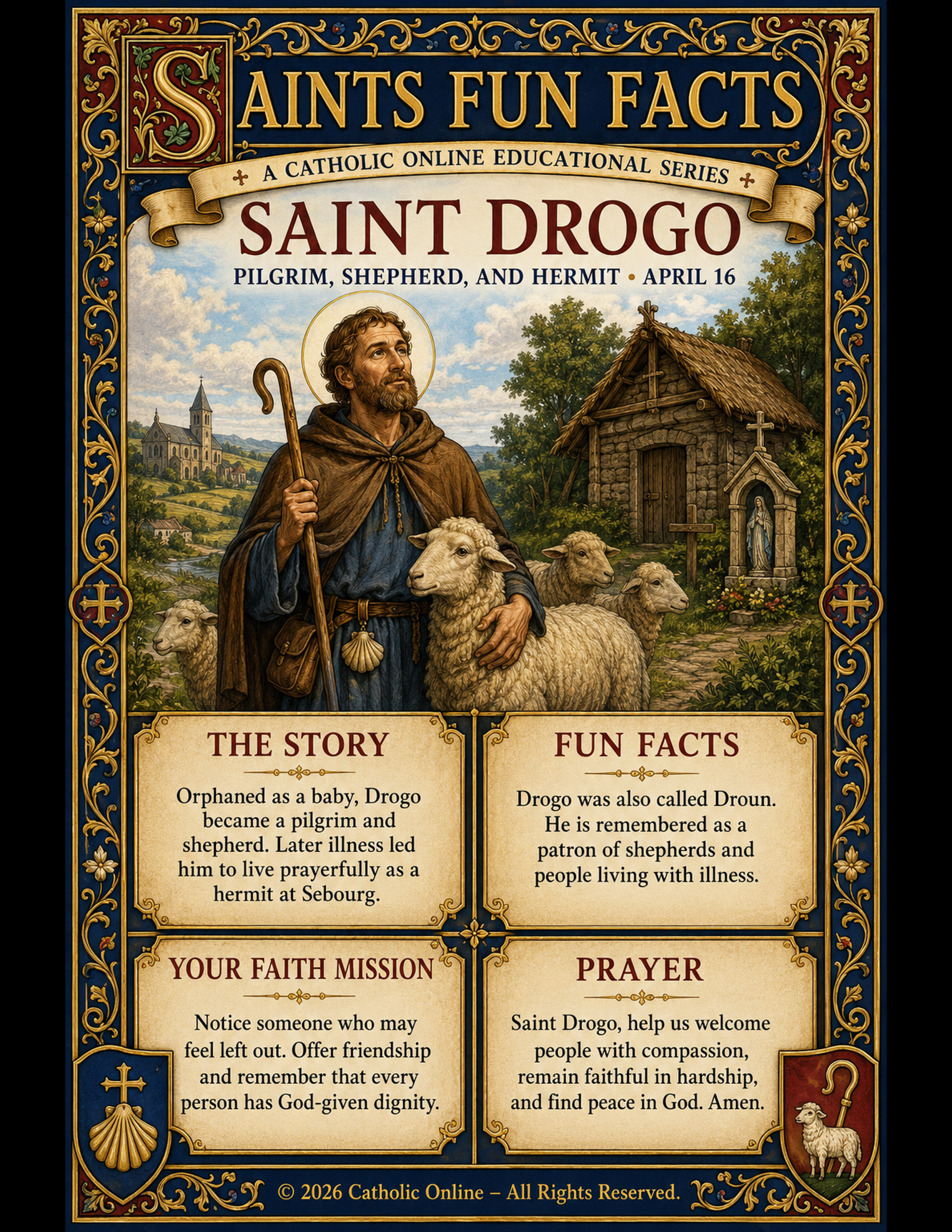 St. Drogo Fun Fact Image