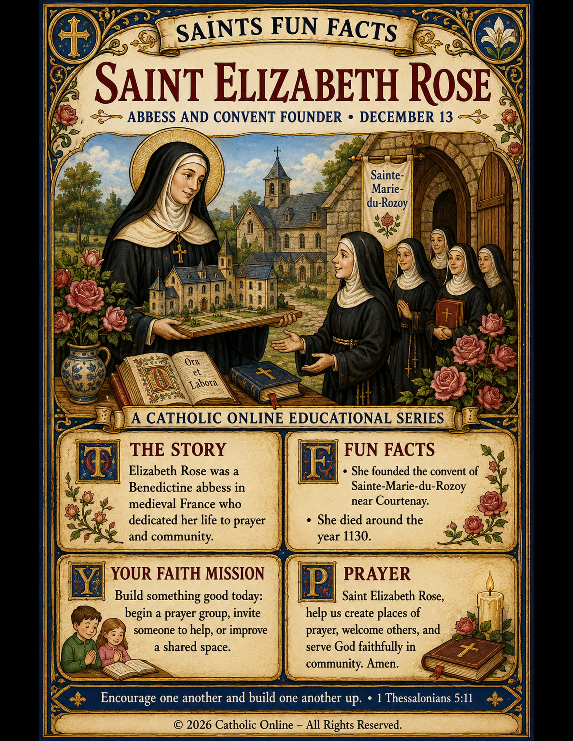 St. Elizabeth Rose Fun Fact Image