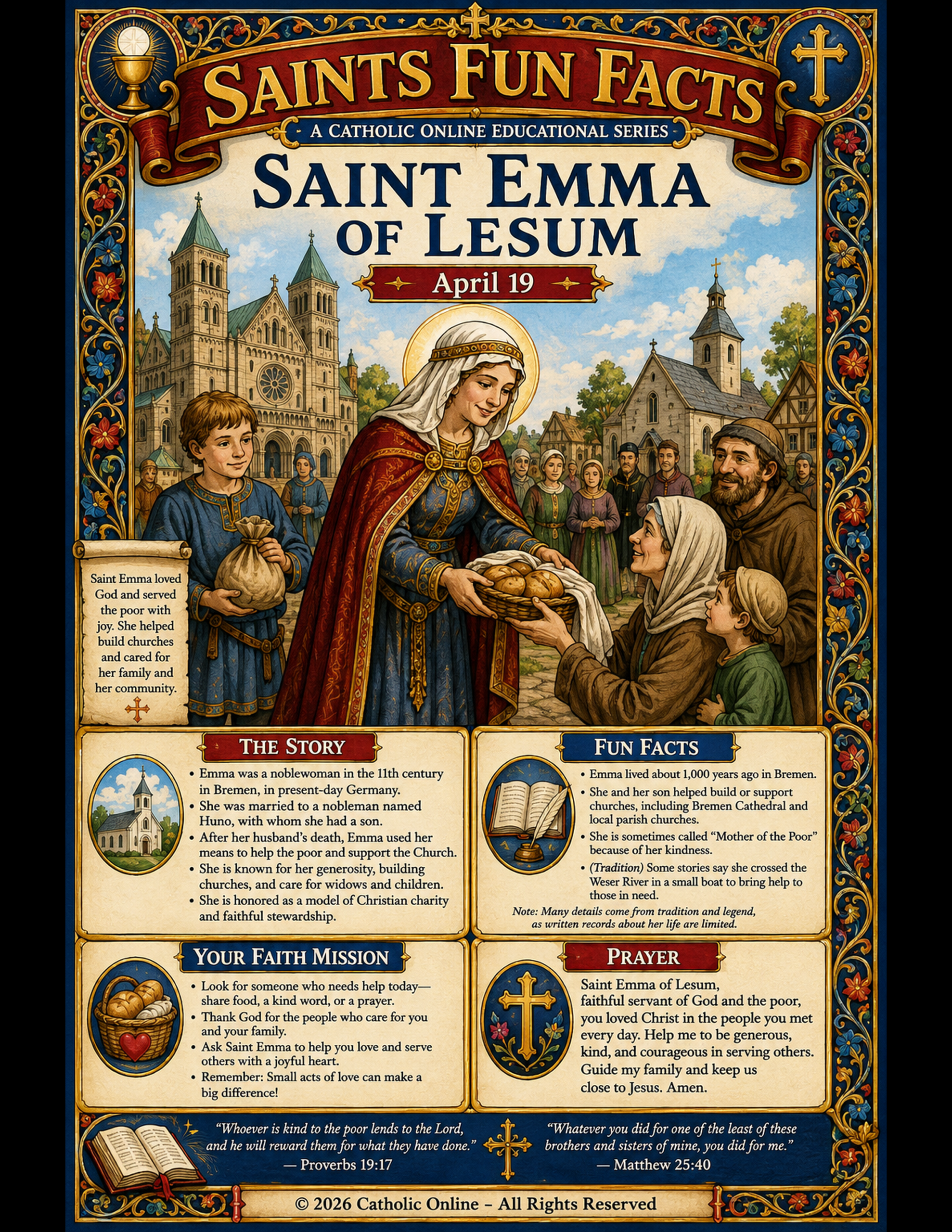 St. Emma Fun Fact Image