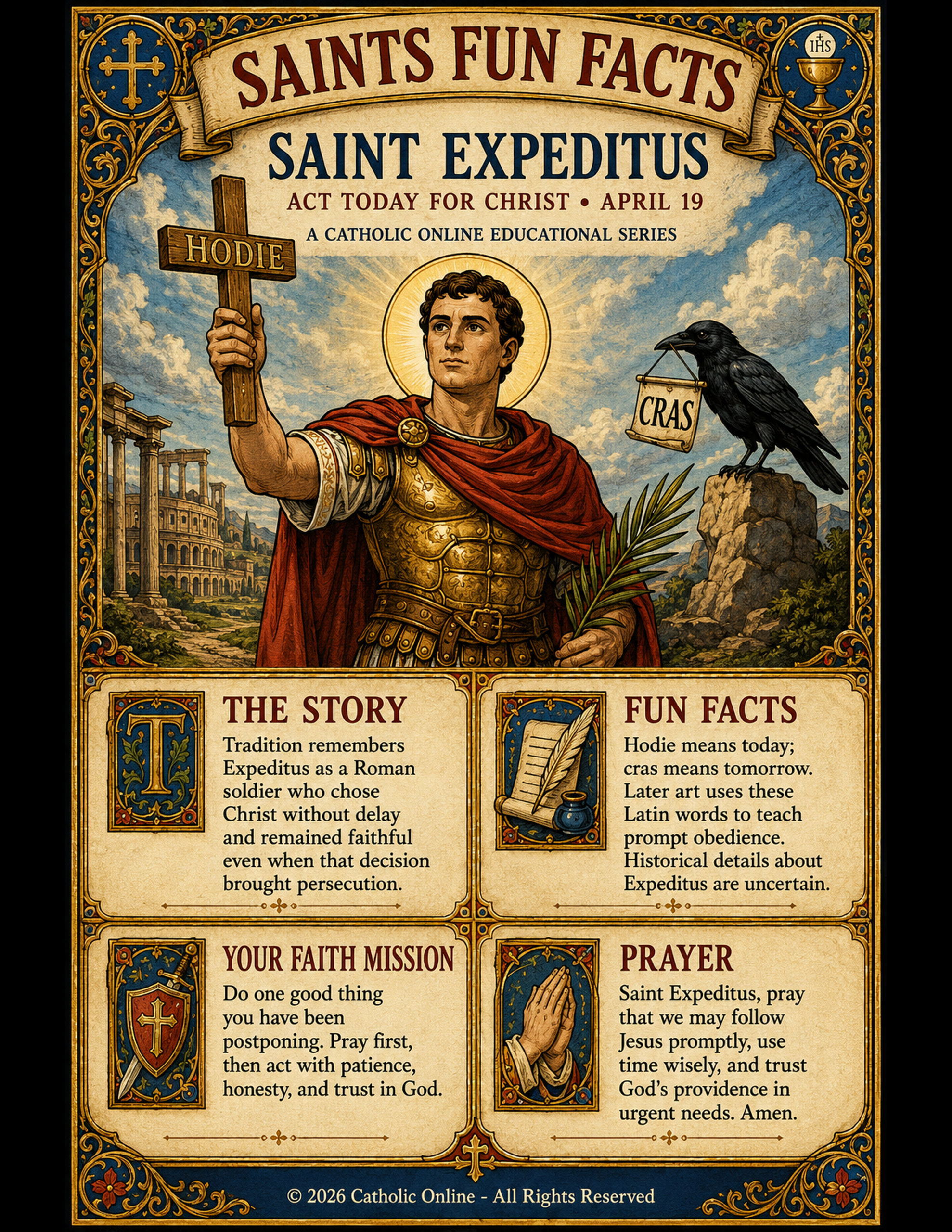 St. Expeditus Fun Fact Image
