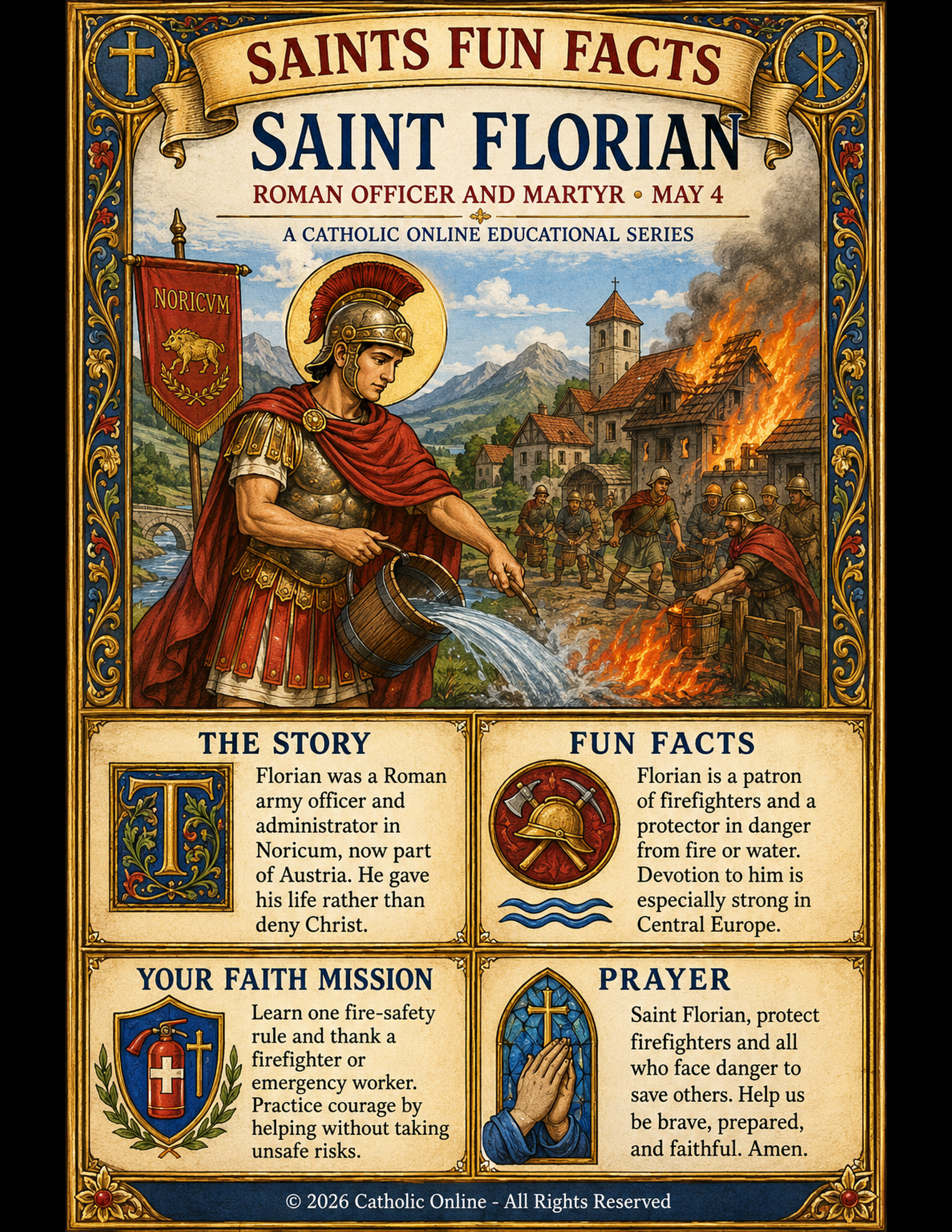 St. Florian Fun Fact Image