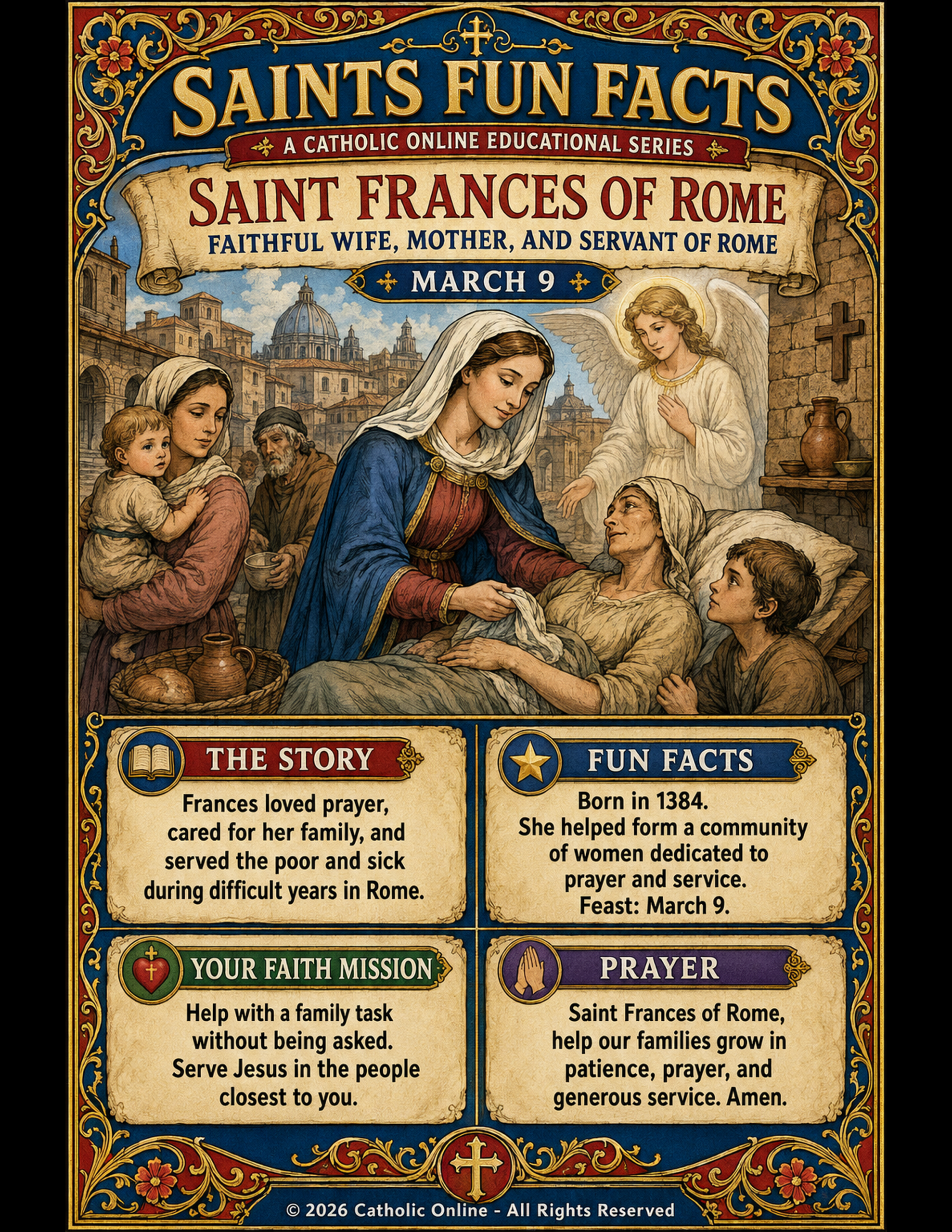 St. Frances of Rome Fun Fact Image