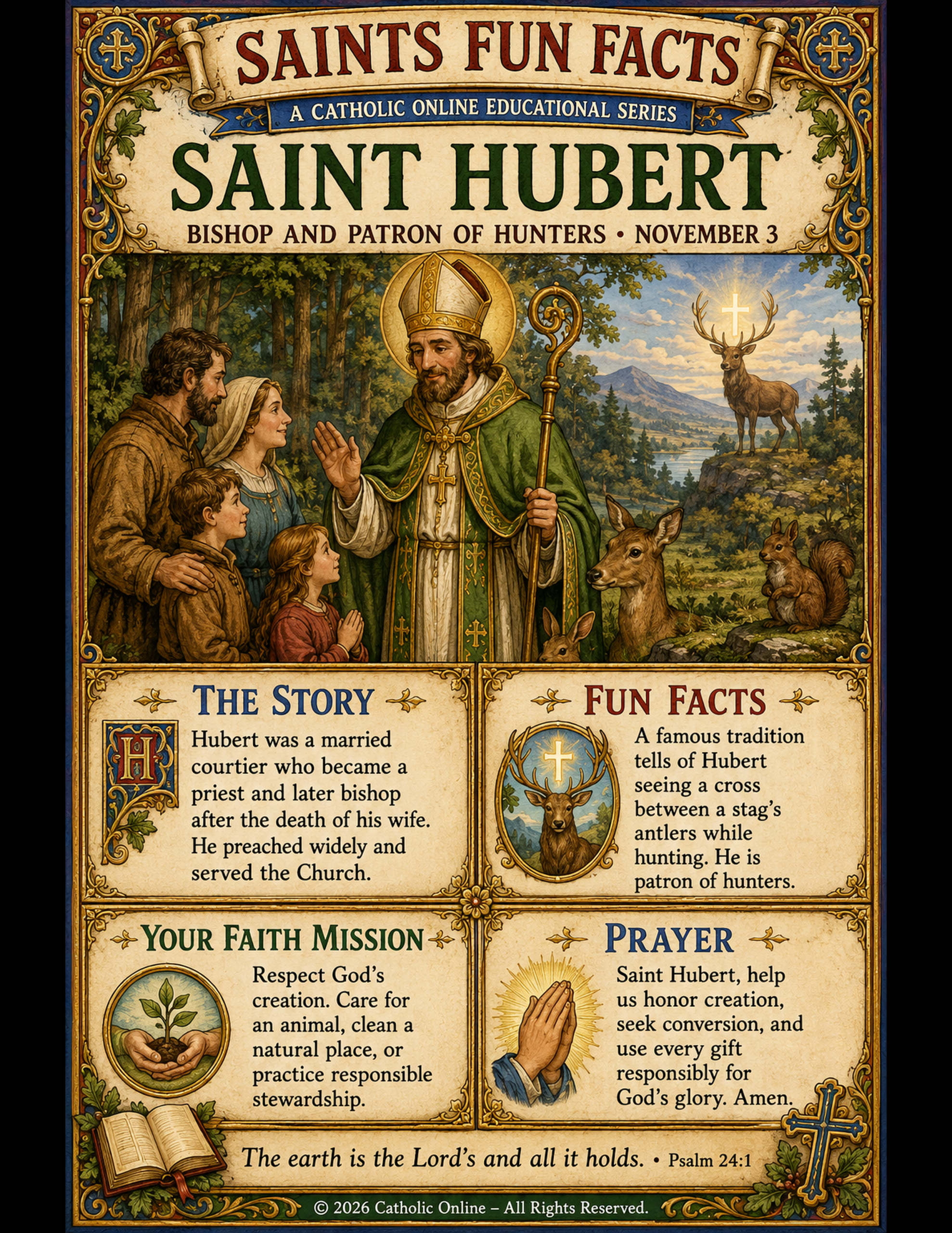 St. Hubert Fun Fact Image