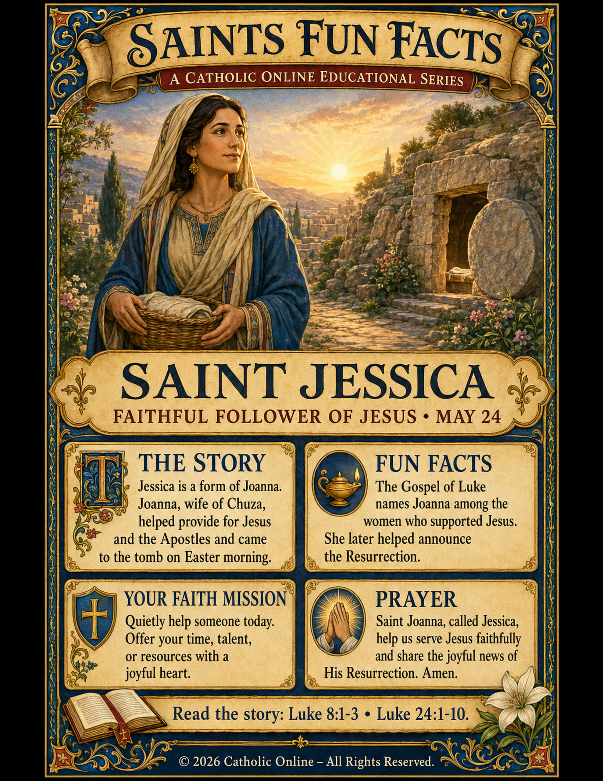 St. Jessica Fun Fact Image