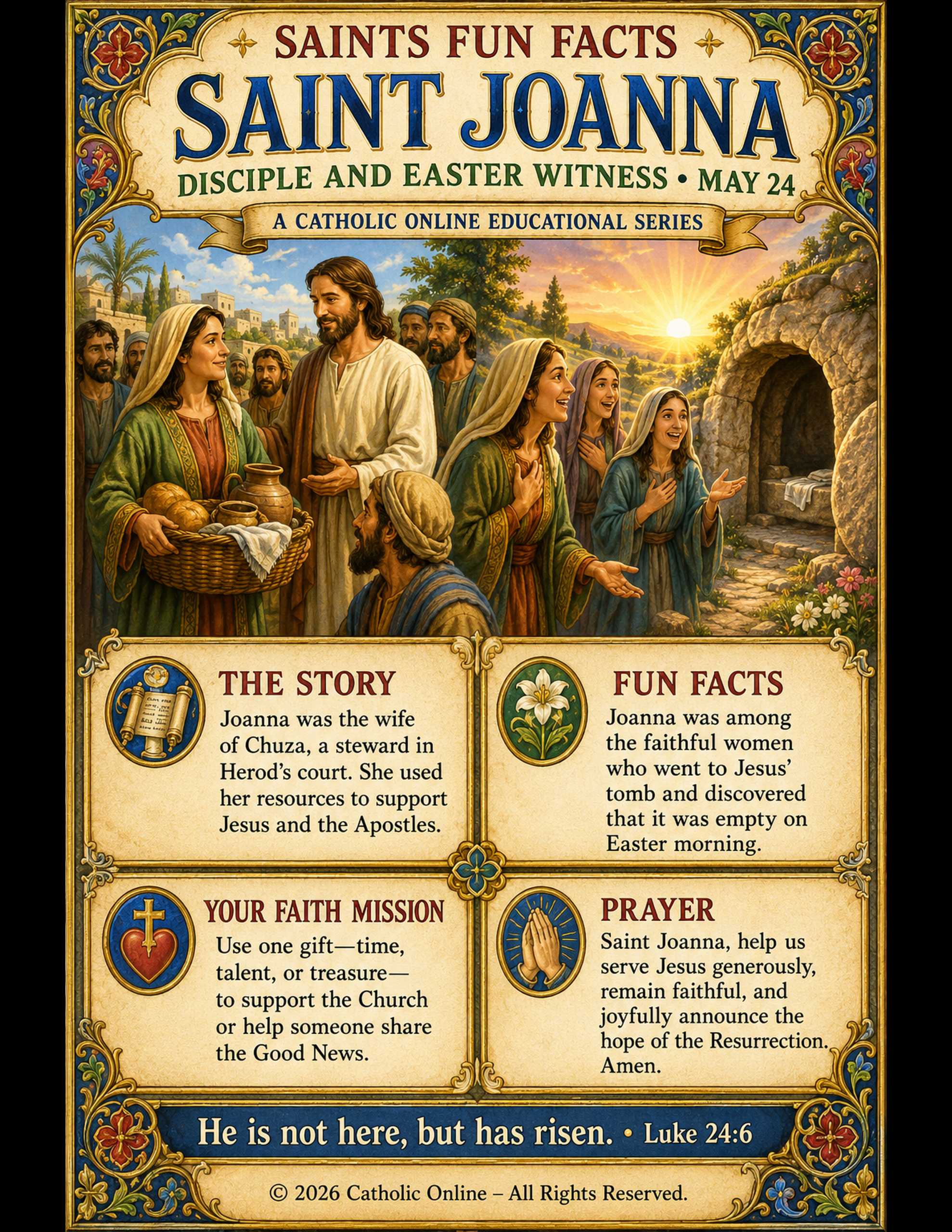 St. Joanna Fun Fact Image