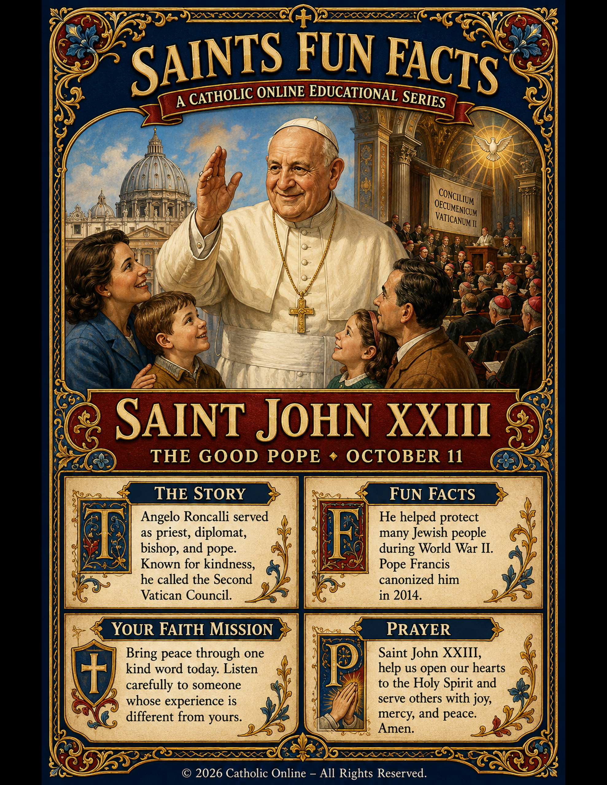 St. John XXIII Fun Fact Image