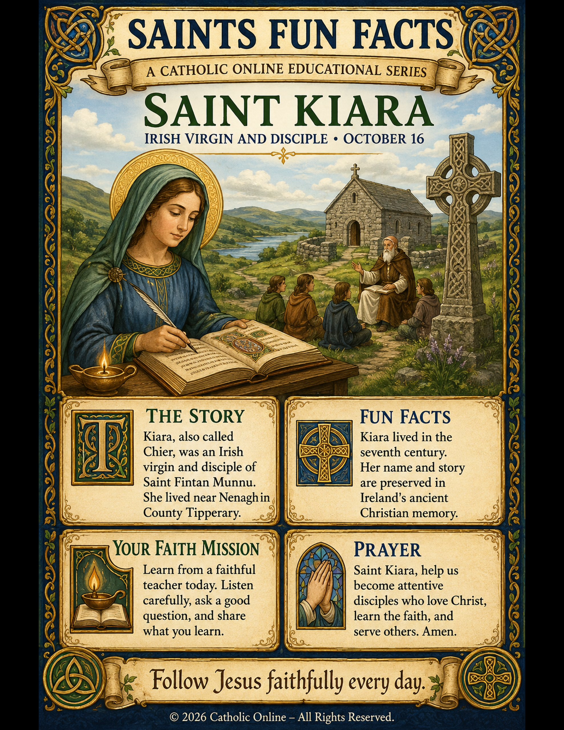 St. Kiara Fun Fact Image