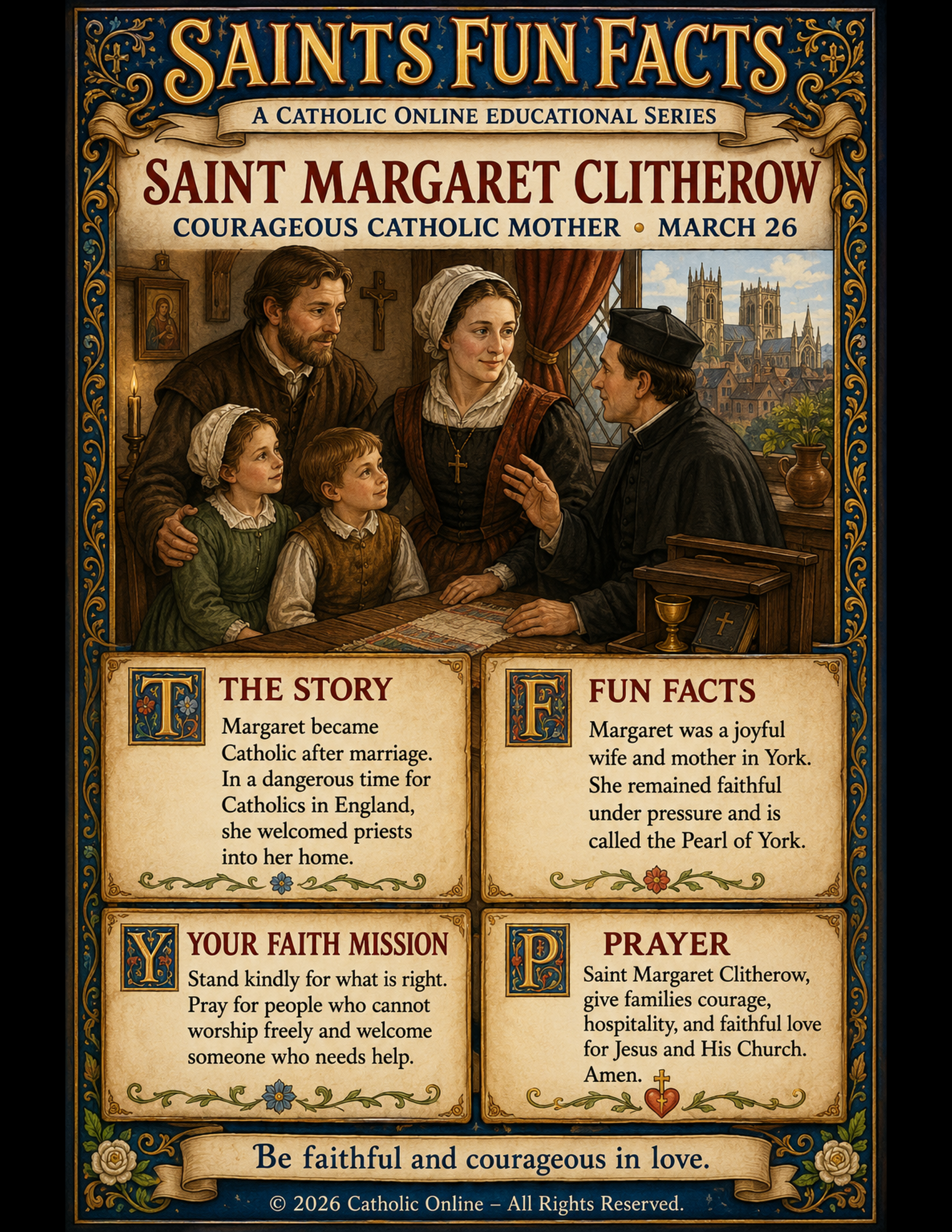 St. Margaret Clitherow Fun Fact Image