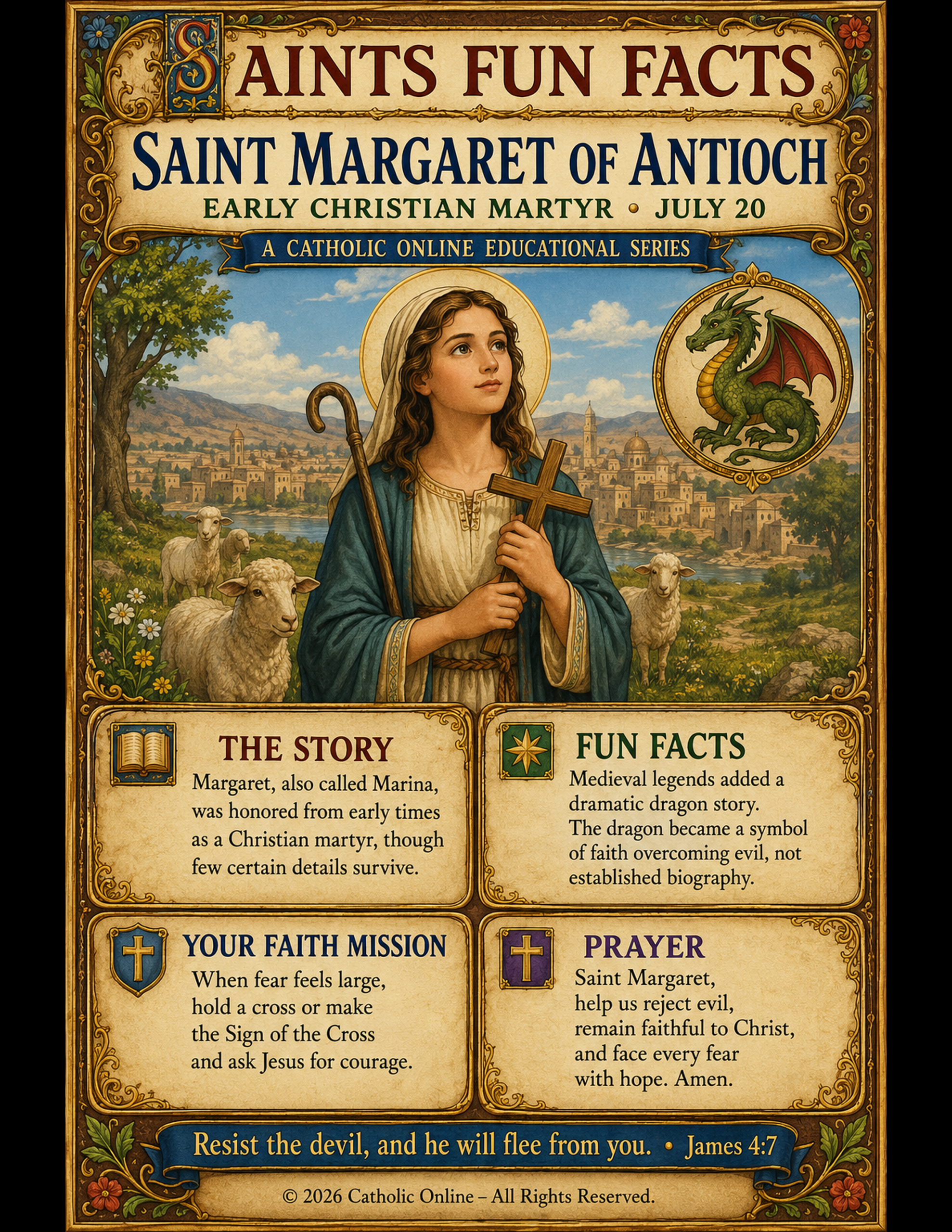 St. Margaret of Antioch Fun Fact Image