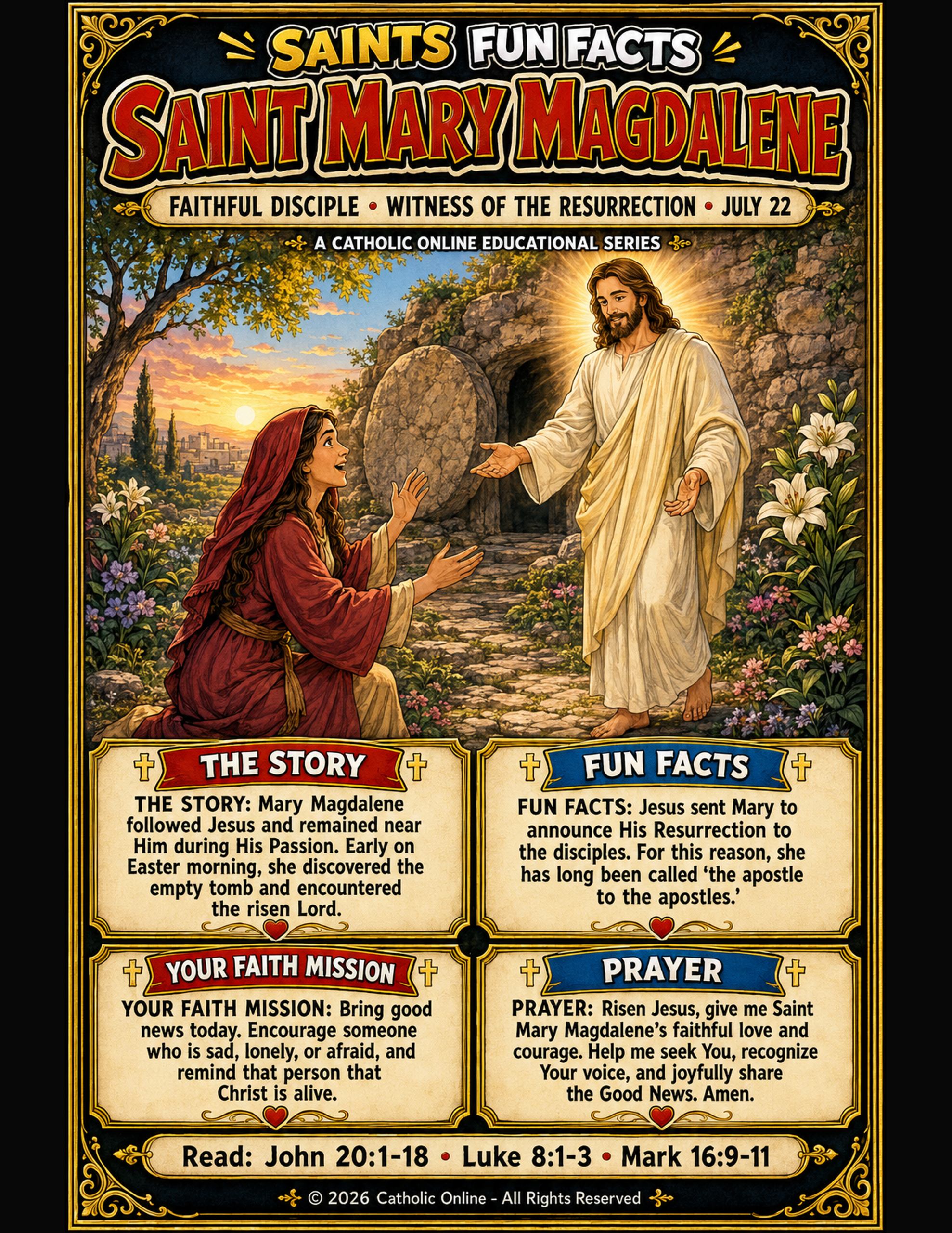 St. Mary Magdalene Fun Fact Image