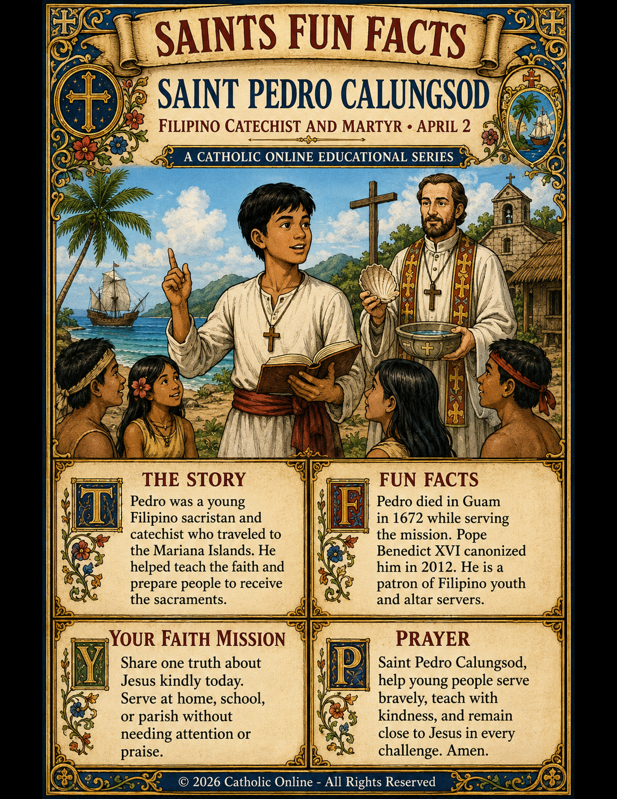 St. Pedro Calungsod Fun Fact Image