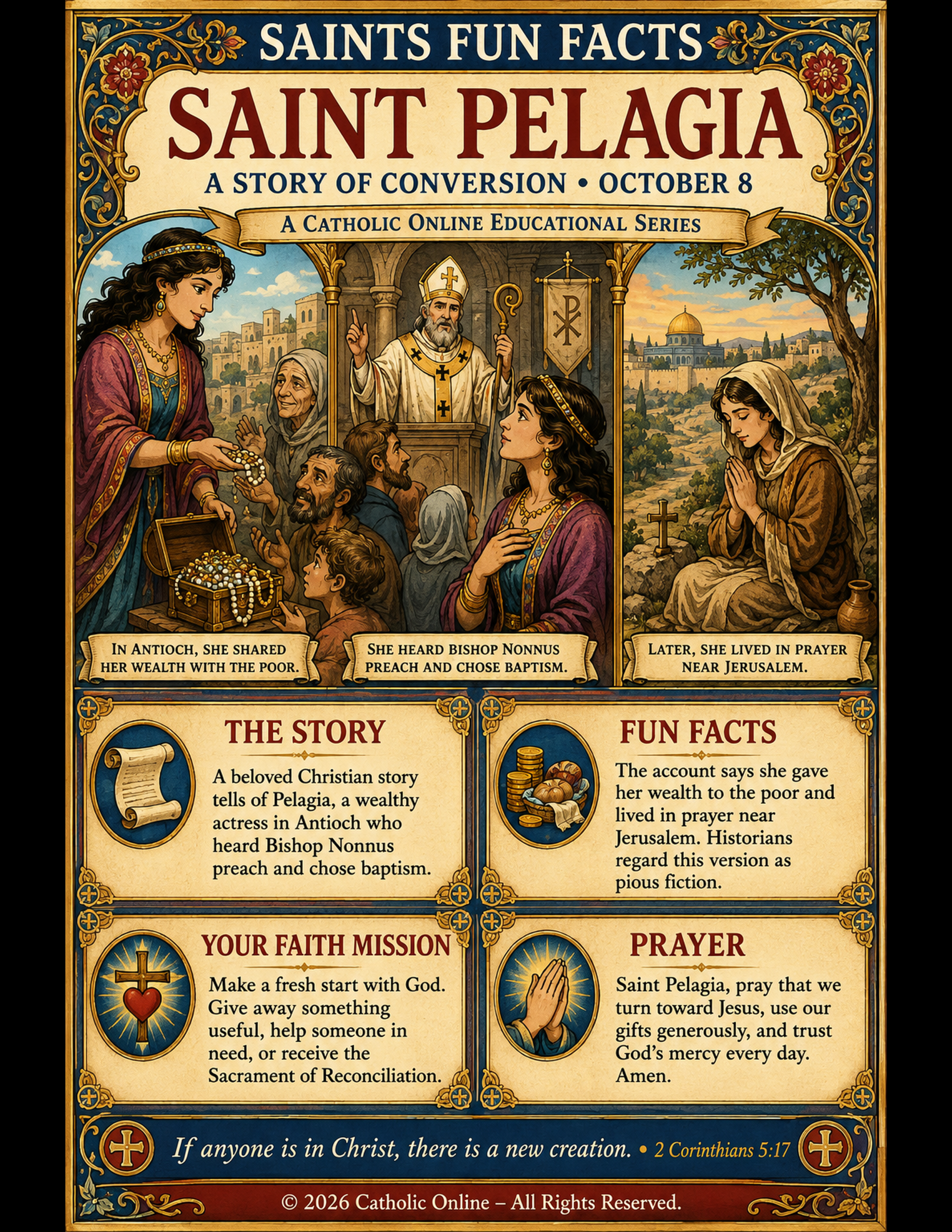St. Pelagia Fun Fact Image