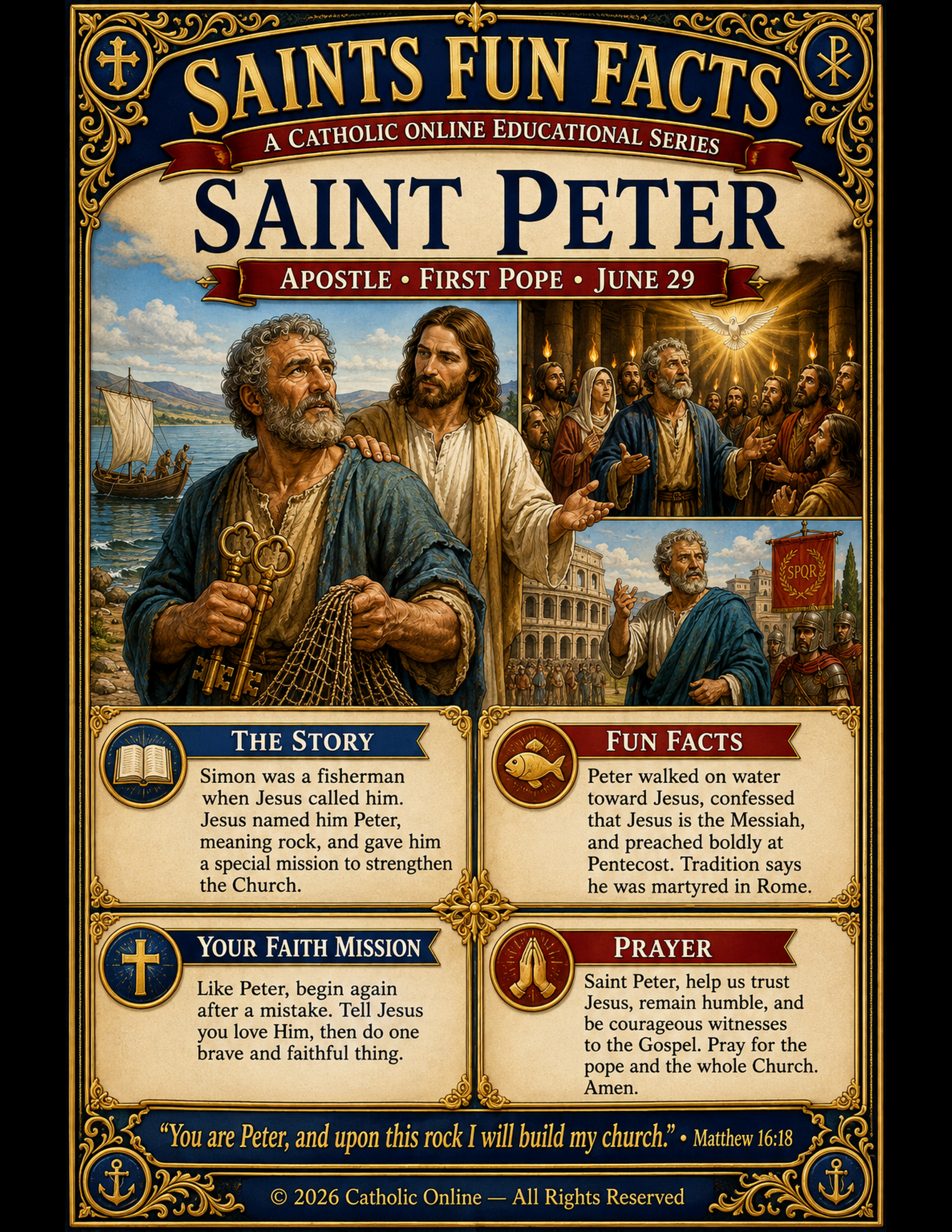 St. Peter Fun Fact Image