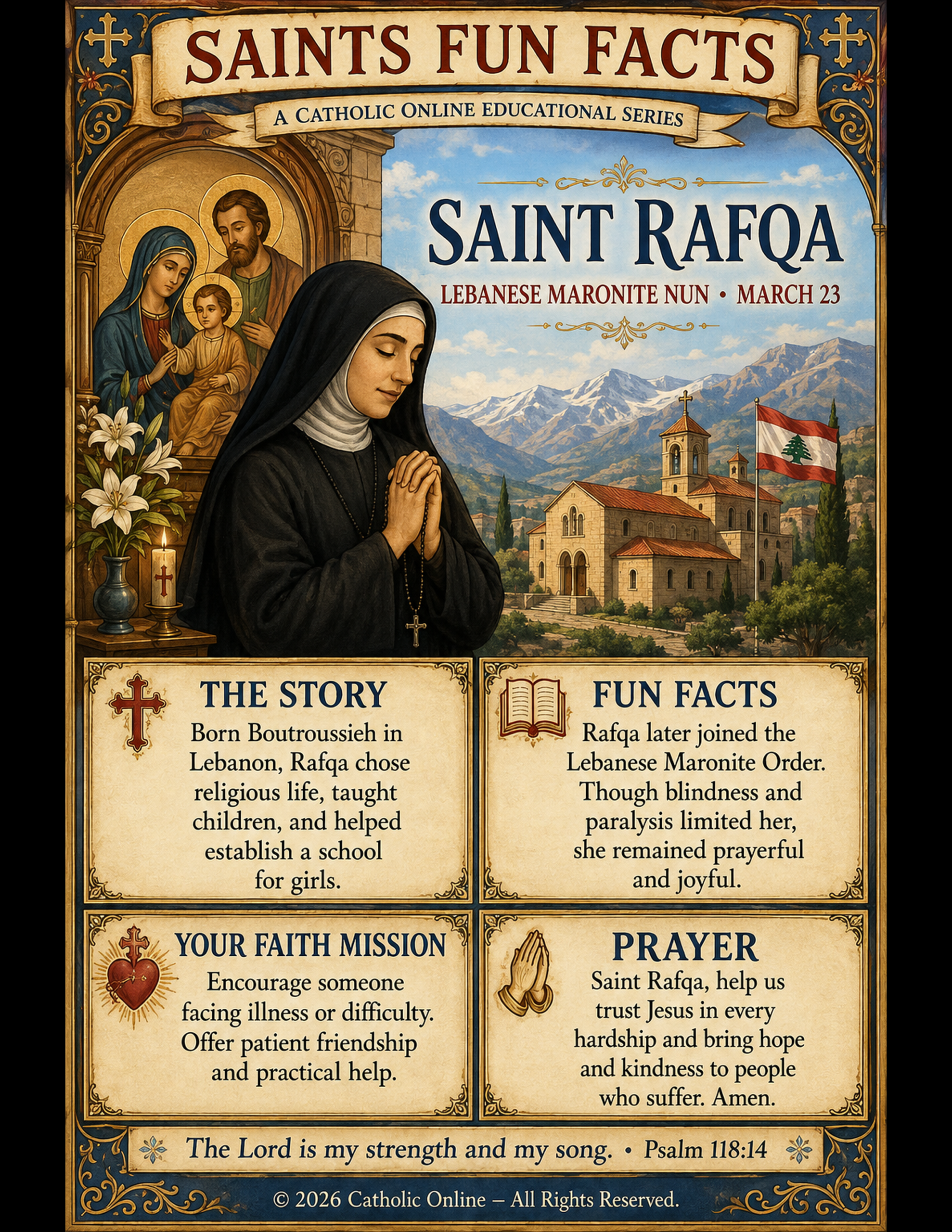 St. Rafqa Fun Fact Image