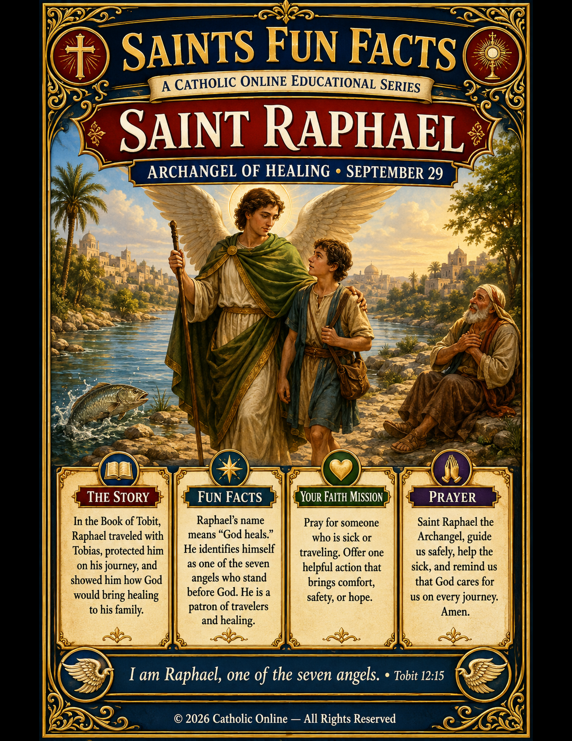 St. Raphael Fun Fact Image