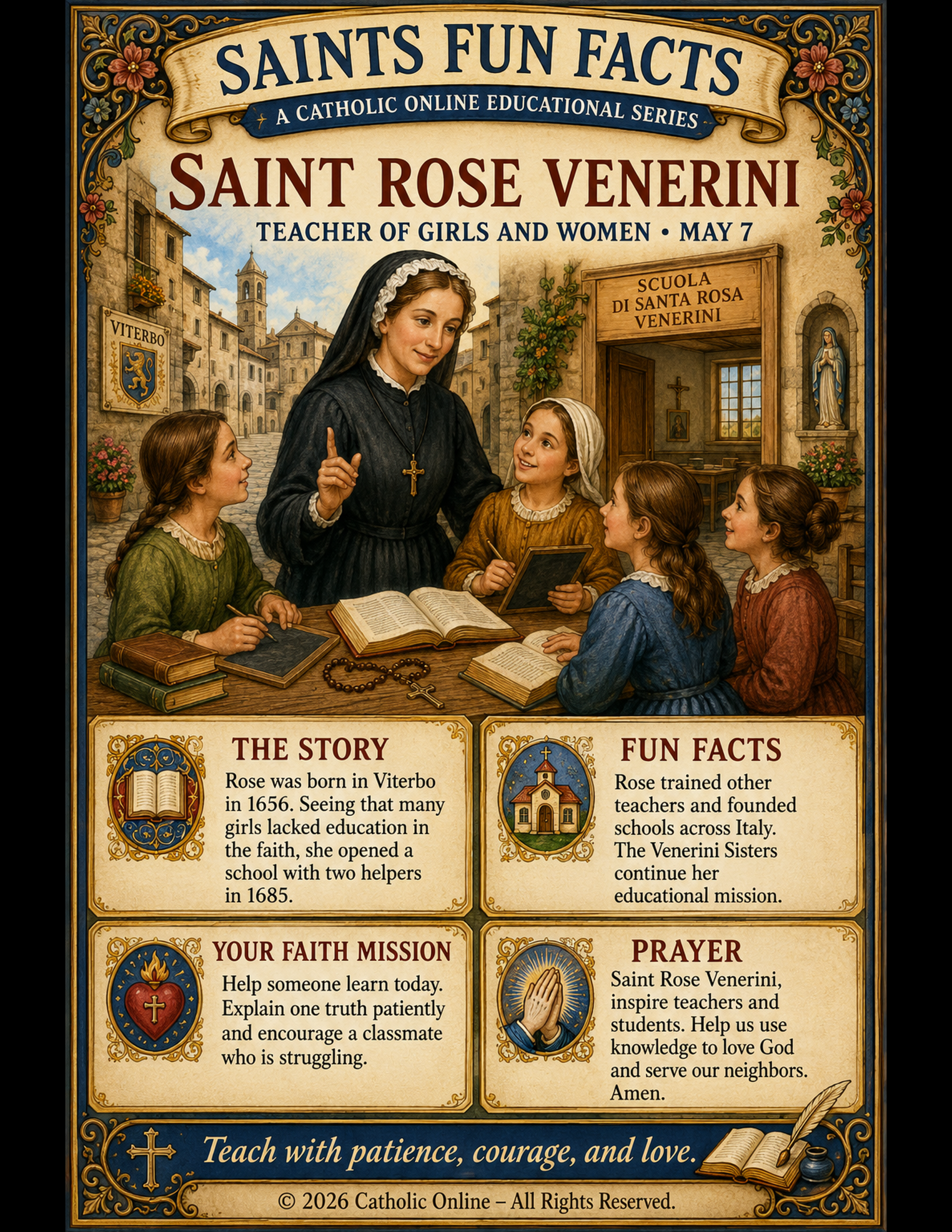 St. Rose Venerini Fun Fact Image