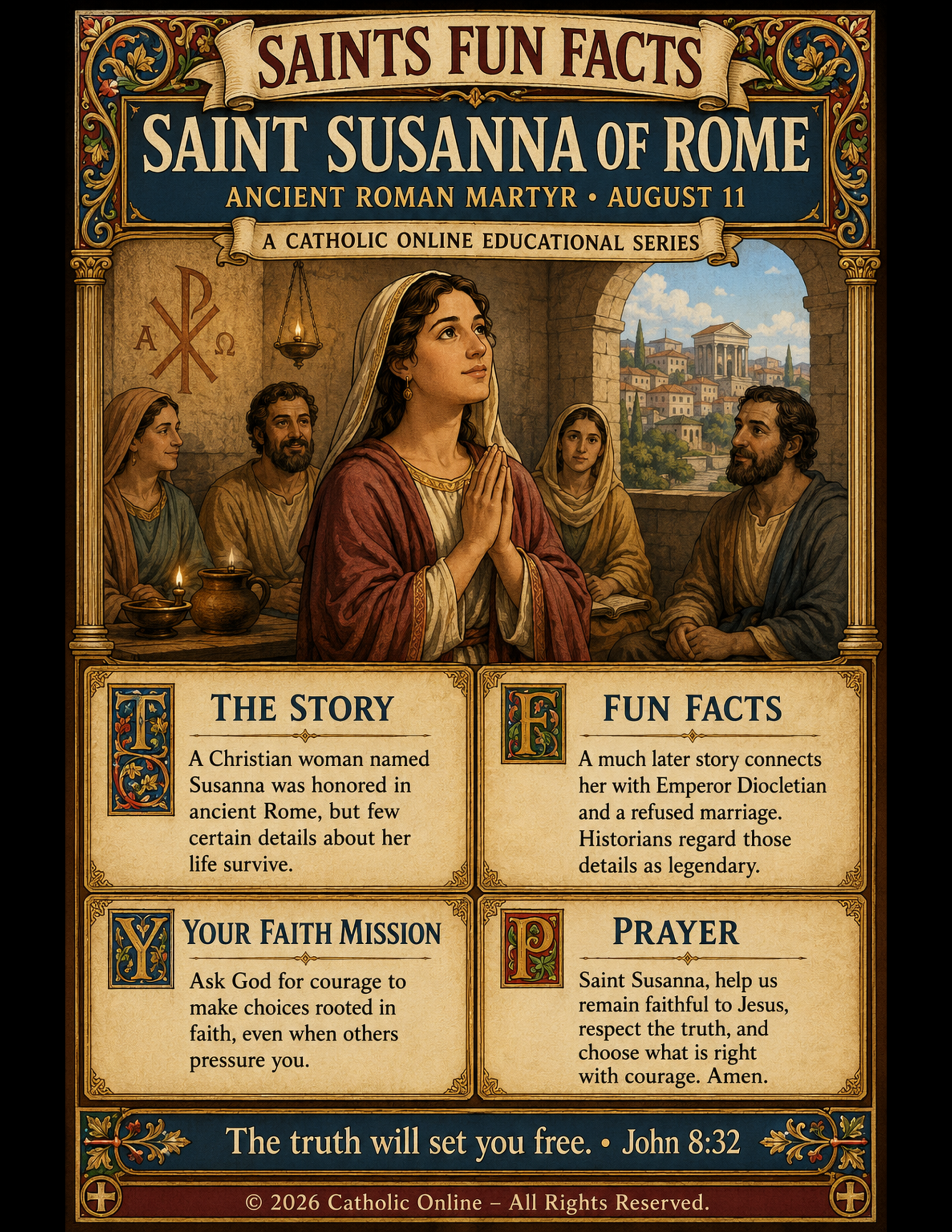 St. Susanna Fun Fact Image