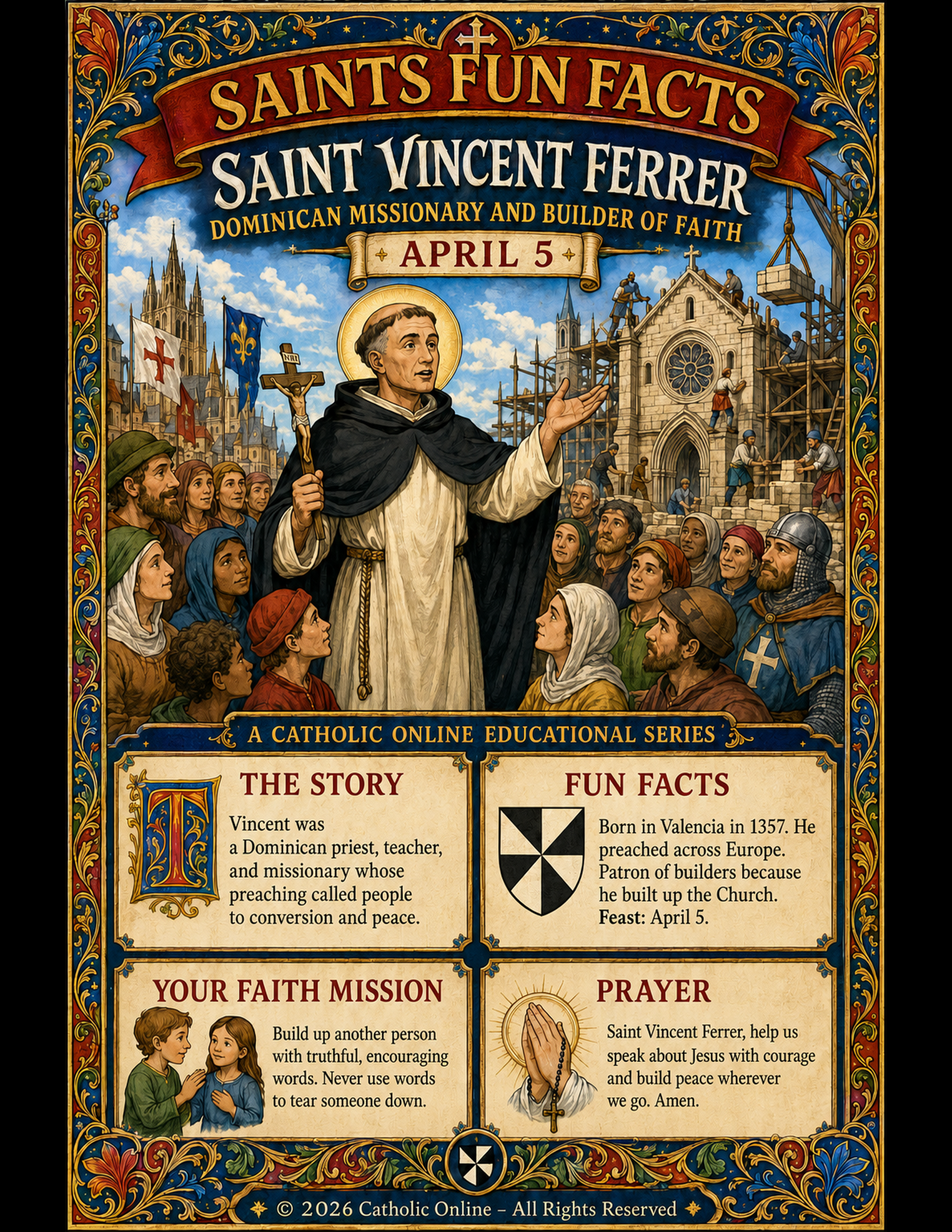 St. Vincent Ferrer Fun Fact Image