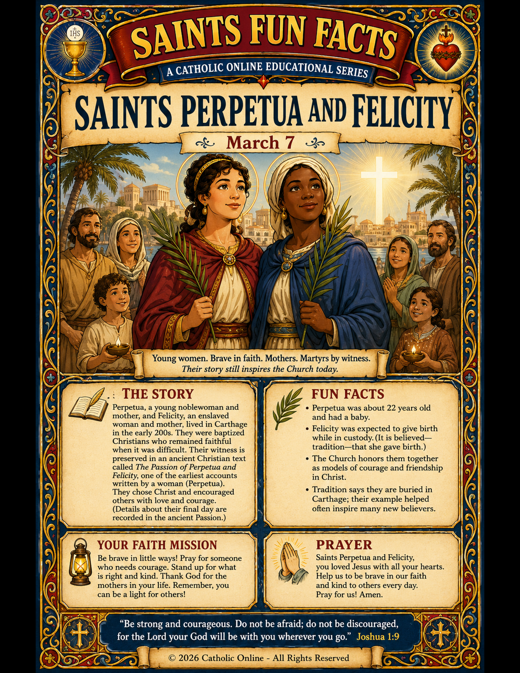 Sts. Perpetua and Felicity Fun Fact Image