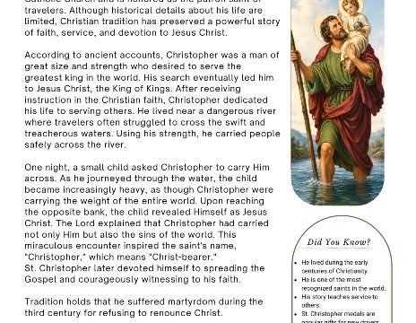 St. Christopher bio pdf